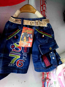 กางเกงยีนส์ขาสั้นเด็กผู้ชาย 1ปี