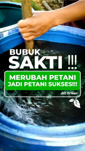 AQ Green Gold Edition - Pupuk Organik Hayati Pupuk Booster Karet Sawit Kopi Sayuran Padi Jagung dll (1000gr)