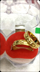 10k Gold Couple Rings High Quality Lifetime Use Non Tarnish Not Faded
