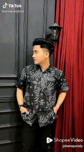 KEMEJA BATIK PRIA MIKRO LENGAN PENDEK