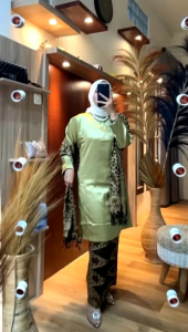 Baju Kurung Basiba Bahan Kawasaki Silk