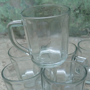 Gelas Kaca Berkualitas & Cangkir Kopi 6pcs