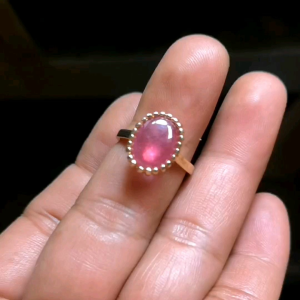 Cincin batu wanita natural batu mulia permata rubi mozambique