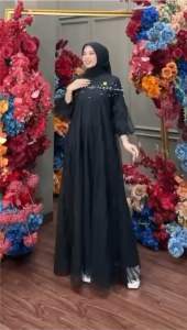 Hyson Dress - melati brukat mix tille furing hyget by Dumma