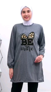 Tunik Wanita Dewasa Motif Love BE Mine: Baju Tunik Kekinian Wanita