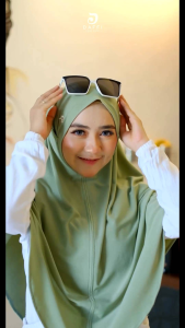 LEONA Daffi Hijab Jersey High Twist Parfume Jilbab Instan Kerudung Pashmina Non Pad Pet Berkualitas Best Seller