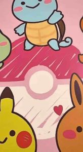Cute Pokemon Card Binder NON RING – 4 Pocket 9 Pocket TCG Card Album Collection Book