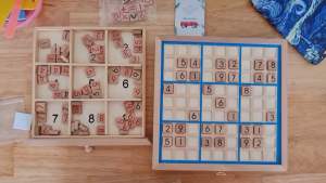 Bộ đồ chơi Sudoku bằng gỗ tăng tư duy giúp phát triển trí tuệ nâng cao khả năng tập trung IQ cho bé
