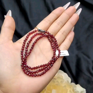 Chuỗi 3v garnet nhí cắt giác  - Phong Thủy TUDO
