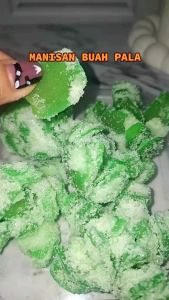 manisan buah pala kering 250 gr fresh gula asli kualitas premium.