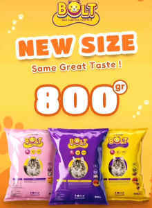 BOLT CAT ADULT 800 GR KEMASAN REPACK & FRES PACK - MAKANA KUCING DEWASA KEMASAN 800 GR BERGIZI SEHAT DAN VITAMIN DENGAN 3 VARIAN RADA DAN BENTUK MENARIK yG DI SUKAI KUCING - DRY FOOD BOLT PAKAN KUCING DEWASA 800 GR KONDISI SELALU BARU