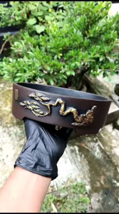 Pot Semen Oval Motif Karakter Unik Cokelat Pot Tanaman Hias Bonsai Sukulen