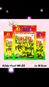 Benih Bibit Cabai ORI 212 Isi 10 Gram ORIGINAL AURA SEED