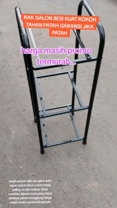 RAK GALON DAN RAK DISPENSER BAHAN BESI DIJAMIN KUAT TAHAN LAMA