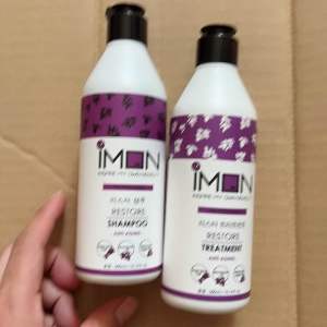 Imon Restore Shampoo+Treatment 300ml Hair Product Hair Growth Moisture Kerantin Shampoo Restore Hair Loss Anti Dandruft