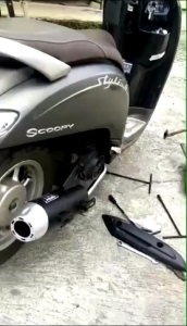 Knalpot TZM PROJECT super copy honda beat deluxe scoopy vario 125 150