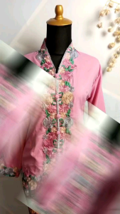 GK - Kebaya Tradisonal - Kebaya Encim Dusty Pink - Kebaya Modern - kebaya Flower Dusty Pinky - Kebaya wisuda - Kebaya Kartini