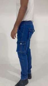 (NEW SUPER VIRAL SLIM FIT SIX POCKET CARGO JENS GETAH FOR MEGANS) Size = 28-40