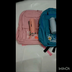 Tas Ransel perempuan SD SMP SMA tas sekolah anak perempuan polos terbaru