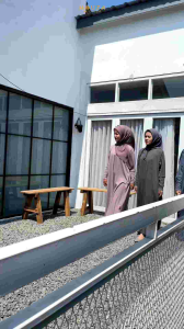 Malikha Abaya Knit Dress - Adem, Stretchy, Nursing & Wudhu Friendly, Saku Praktis - 5 Pilihan Warna