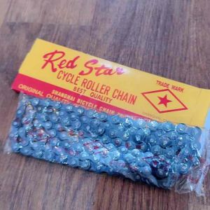 ( 114L RED STAR ) Rantai Chain Sepeda Single Speed Red Star Bintang 114L Cocok Fixie Minion Lipat Dll