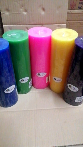 Liwanag Plain Pillar Candle #65 (S#65) Sold per Piece Size: 3" Diameter x 9" Height Burning Time: 36 Hours Good use for Wedding Church Anniversary.
