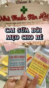 Cai Sữa Bằng Mẹo Cho Bé - Chỉ Cần Bôi Không Cần Uống