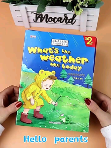 (10 books)  English Early Learning Picture Story Books for Kids Children 2-6years old 10册幼儿英语分级阅读 小学儿童中英双语启蒙绘本有声故事音频 24page book Bedtime Reading