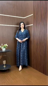 DRESS RAYON POLOS // KANAYA DRESS // LONG DRESS MOTIF