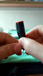 Key chain flash light rechargeable