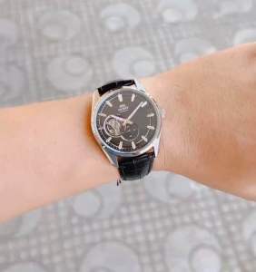ĐỒNG HỒ NAM CHÍNH HÃNG ORIENT RA-AR0005Y10B (RN-AR0004Y) Automatic Black Dial & Leather For Men Sapphire Small Second