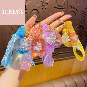 【TERESA】A54 Rantai Kunci Cecair Terapung Unikorn Impian 独角兽棒棒糖流体钥匙扣 Unicorn Lollipop Liquid Oil Floating Keychain 车钥匙扣