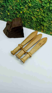 Once pipa cangklong kayu Bidara motif pedang D15