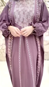 Abaya Gamis kaftan terbaru gamis abaya lebaran/kondangan kekinian