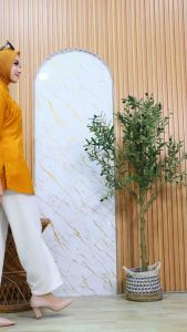 Kinka Blouse Kemeja Polos Terbaru: Desain Atasan Kasual & Kerja dengan Bahan Cotton Viscose