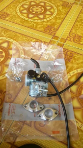 Paket Karbu Karburator Supra Adaftor Mio Soul Mio Sporty Mio Smile Fino Beat Vario Scoopy Spacy Suzuki Nex Motorcycle