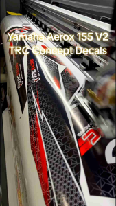 YAMAHA AEROX 155 V2 TRC CONCEPT DECALS (WATERPROOF LAMINATED FADE PROOF)