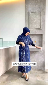 CHALRA DRESS TENUN - COUPLE KEMEJA TENUN