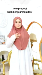 Hijab instan Daily Jersey premium L