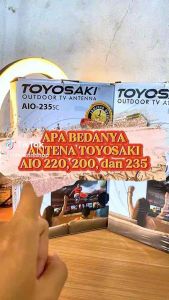 Antena TV Aio Toyosaki 220 & MJ Elektric: Outdoor & Indoor