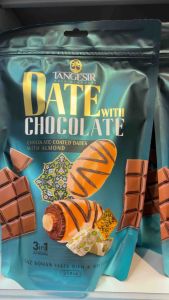 CHOCOLATE PREMIUM TANGESIR DATES WITH CHOCOLATE COCOA | GAZ SOHAN | COFFEE | STRAWBERRY | MILK | ASSORTED 250(g) / 15 PCS EACH PACK Food Snacks