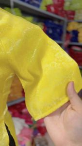 SET BỘ BÀ BA TAY NGẮN GẤM HOA CÚC TRÒN NỔI