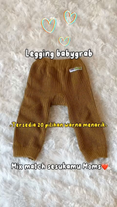 Seri Denim ~ Legging Rajut Polos Panjang Bayi dan Anak \"Baby Grab\" SNI Bayi Laki-Laki Perempuan