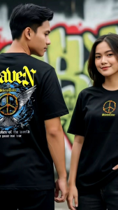 KAOS PRIA DISTRO KEREN HEAVEN / OUTFIT COWO KEREN / KAOS TERBARU / KAOS DISTRO STREETWEAR