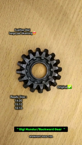 gigi mundur gearbox gear 16 : 10 as 20mm (GS 54A) viar roda tiga sparepart