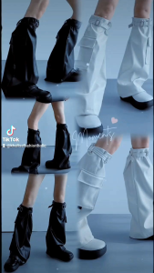 Leg Warmer Kaos Kaki Manset Leging Leg Warmer Y2K Fashion Leg Warmers Socks Model Leg Warmer Harajuku Aksesoris Fashion K-Pop Korea Varian Leg Warmer Panjang Leg Warmer Socks y2k