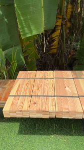 ไม้ระแนงขนาดกว้าง4cmหนา1.2cmยาว50cm(1มัดมี20แผ่น)