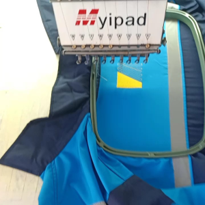 BORDIR NAMA PUNGGUNG DAN LOGO DEPAN BAJU WEARPACK SAFETY K3 ATASAN BAJU PROYEK KERJA