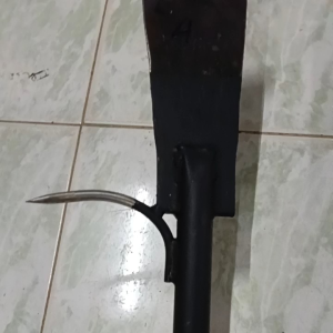 เสี้ยมแทงปาล์ม ติดตะขอหลัง เลส/เหล็กสแกนแหนบ 3/3.5/4/4.5/5/นิ้ว