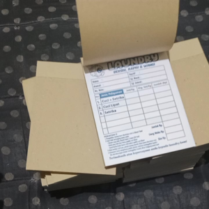 nota laundry 3ply NCR READY STOCK